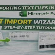 Importing Text Files Into Microsoft Excel Using Text Import Wizard Step By Step Tutorial