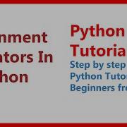 Python Assignment Operators Python Operators Assignment Operators In Python 11