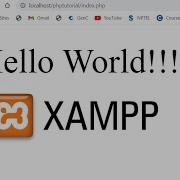 Как запустить PHP файл на локальном хосте Сервер XAMPP