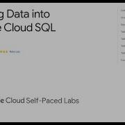Loading Data Into Google Cloud SQL Qwiklab