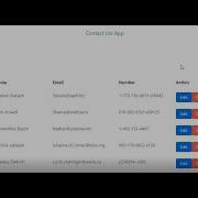 Contact List App Using React