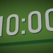 Таймер обратного отсчета с 10 минутным интервалом 5 часов