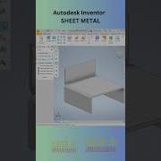 Autodesk Inventor SHEET METAL Basic Tutorial 01 Cadcamtutorials Autodeskinventortutorial Cadcam