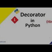 Python Tutorial In Hindi How To Use Decorator In Python Hindi Manish Nain