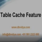 Oracle Table Cache Performance