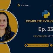 Tutorial 33 Frozen Set In Python Explained