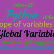 Python TRB 2 Portions In Tamil Variable Scope Global Variable Scope In Python With Example Program