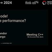 Clean Code Horrible Performance Sandor Dargo Meeting C 2024