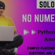 No Numerals Python Program Answer Solo Learn Python Programming Project And Their Solutions