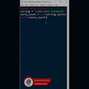 Counting The Number Of Words In A String Codewithilyasoft Python