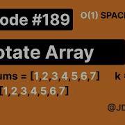 Rotate Array LeetCode 189 Optimal Reverse Approach In Place O 1 Solution JavaScript