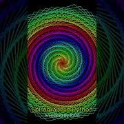 Satisfying Rainbow Spiral Design In Python Turtle