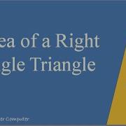 Python Program To Find Area Of A Right Angled Triangle Python Programming