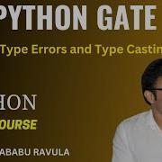 PYTHON Type Errors And Type Casting Ravindrababu Ravula