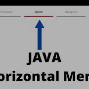 Java Tutorial How To Design A Horizontal Menu In Java Netbeans With Source Code
