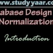 Database Design And Normalization 1 Introduction