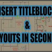 How To Insert A TITLEBLOCK In AutoCAD Like A PRO