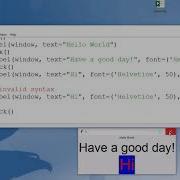 Creating GUIs In Python Using Tkinter