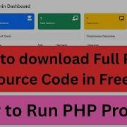 Project With Free Source Code How To Download And Run PHP Projects With Free Full Source Code