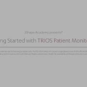 3Shape TRIOS Patient Monitoring