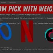 Random Pick With Weight Leetcode 528 C