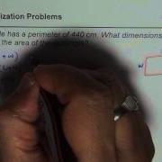 Q5 P 145 Maximize Area For Given Perimeter MCV Calculus
