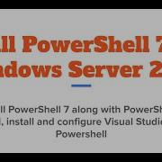 Install Configure PowerShell 7 In Windows Server 2022 Configure Visual Studio Code With Extension
