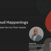 Multicloud Happenings Exadata Database Service Fleet Update