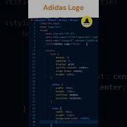 Create Adidas Logo HTML CSS
