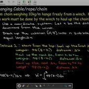 Applications Of Integration Work Cable Chain Rope Problems