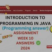 Nptel Introduction To Programming In Java Week 10 Programming Assignment Answer 2024 Nptel Java Ans