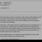 Eloquent JavaScript Read Along Functions 008 Closure