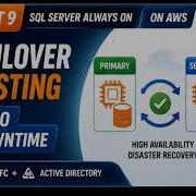 Failover Testing Validation SQL Server Always On On AWS Part 9