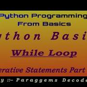 While Loop In Python Loops Part 2 Python Tutorial What Is Iterative Statements In Python