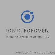 Ionic Component Of The Day Popover
