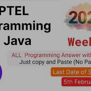 NPTEL Programming In Java Week 1 All Programming Solutions Code Link 2026