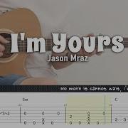 I M Yours Jason Mraz Fingerstyle Guitar TAB Chords Lyrics