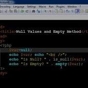 PHP MySQL Tutorial 17 Null Value Empty Method YouTube