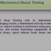 Mechanical Shock Testing