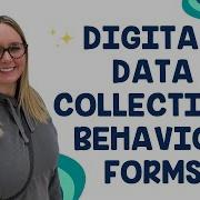 Digital Data Collection Behavior Google Forms Walkthrough Full SPED Ahead