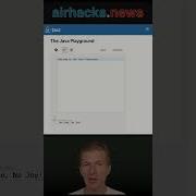 Writing Java Code In Browser Java Shorts Coding Airhacks