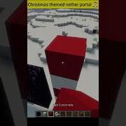 Minecraft Christmas Nether Portal Shorts Minecraft Christmas