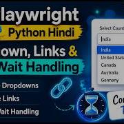 Playwright Python 10 Dropdown Links Shadow Root Handling Combo Box Tutorial