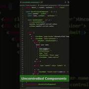 Uncontrolled Vs Controlled Components React Interview Question Shorts Shortsvideo Reactjs