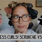 TESTING SOCK CURLS VS SCRUNCHIE CURLS OVERNIGHT HEATLESS CURLS FOR SHORT MEDIUM AND LONG HAIR