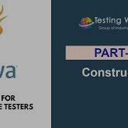 Java For Software Testers Constructors
