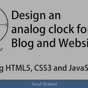 HTML5 How To Create An Analog Clock Using HTML5 CSS3 And JavaScript