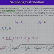 Sampling Distributions Example Sums Statistics Chapter 3 Unit 2