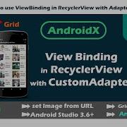 View Binding In RecyclerView With Custom Adapter In Android Studio 3 6 AndroidX 2020