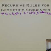 Writing Recursive Formulas For Sequences